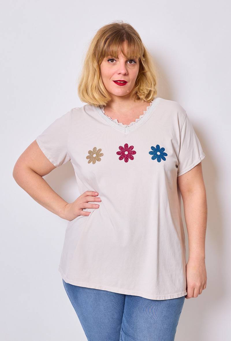 Grossiste en tee shirt serigraphie grande taille pour femme