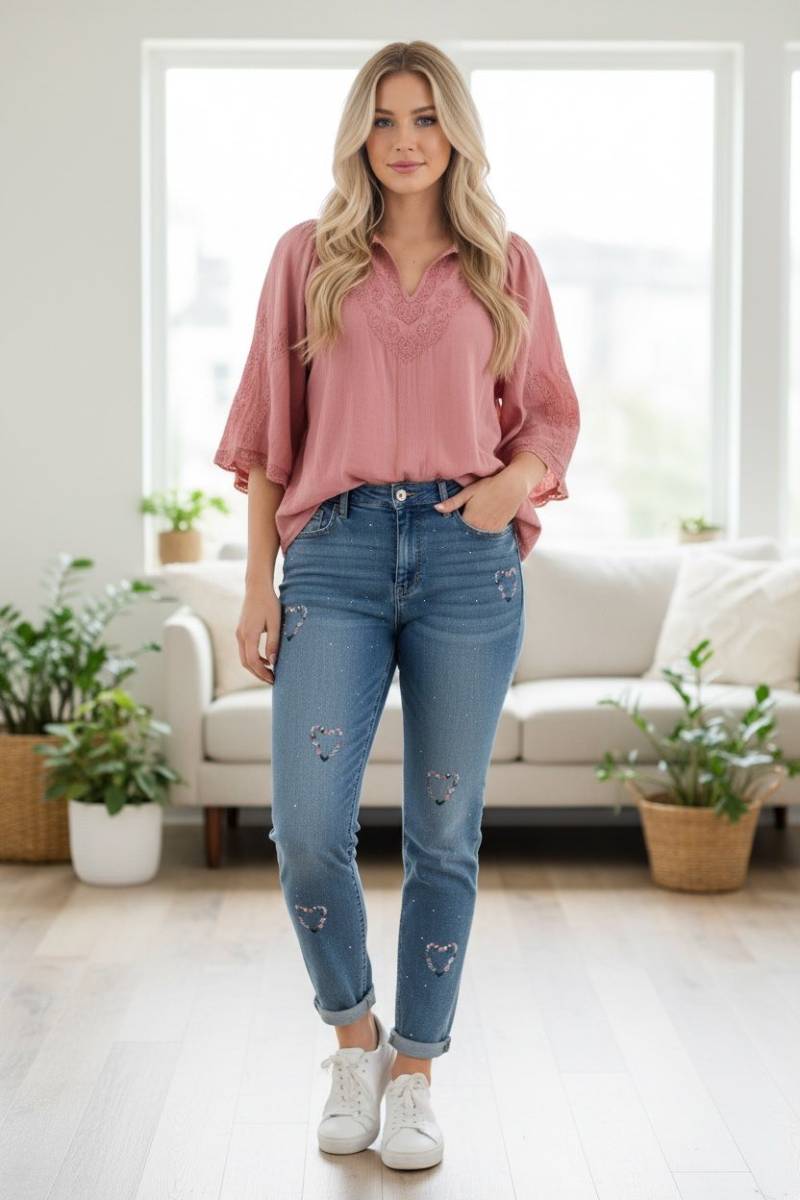 Jeans fantaisies vente en gros